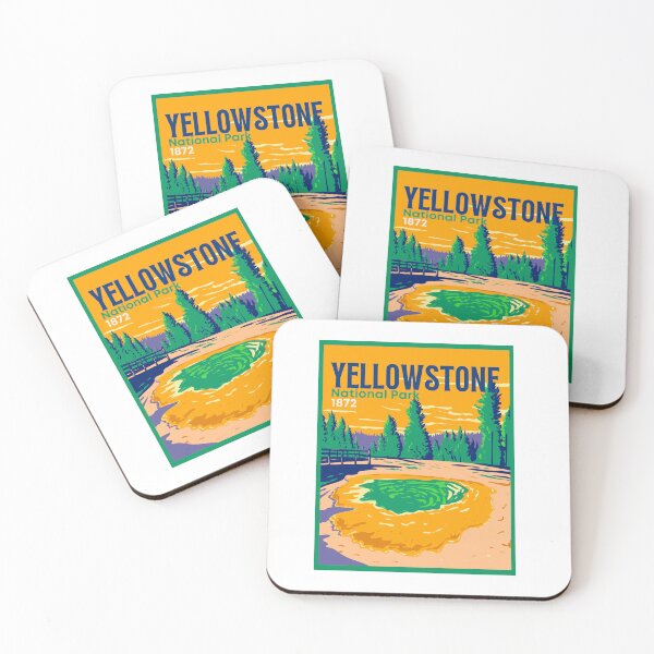 Item preview, Yellowstone National Park Hot Spring T-shirt designed and sold by ThinkNature!.