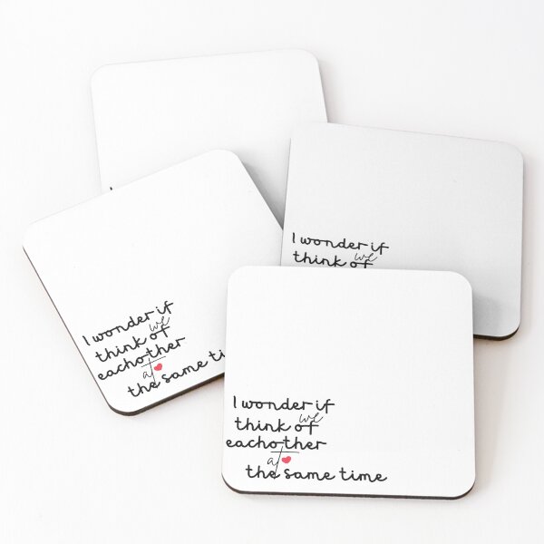 Item preview, I wonder if we think of each other at the same time, I love you designed and sold by Add2crt.