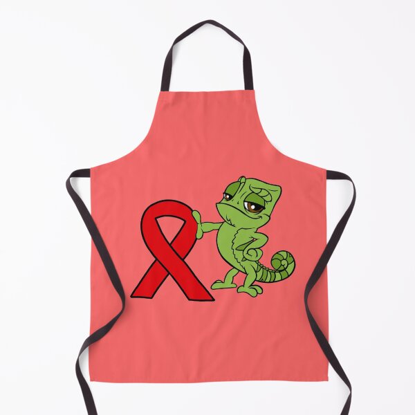 Item preview, Chameleon With Awareness Ribbon (Red) designed and sold by CaitlynConnor.