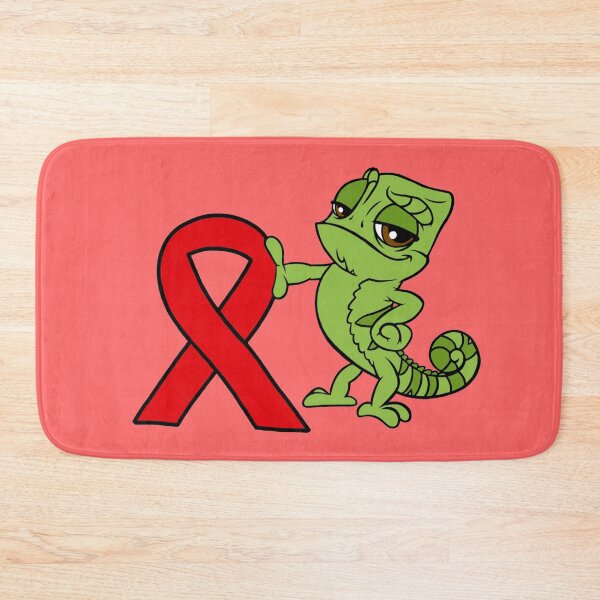 Item preview, Chameleon With Awareness Ribbon (Red) designed and sold by CaitlynConnor.