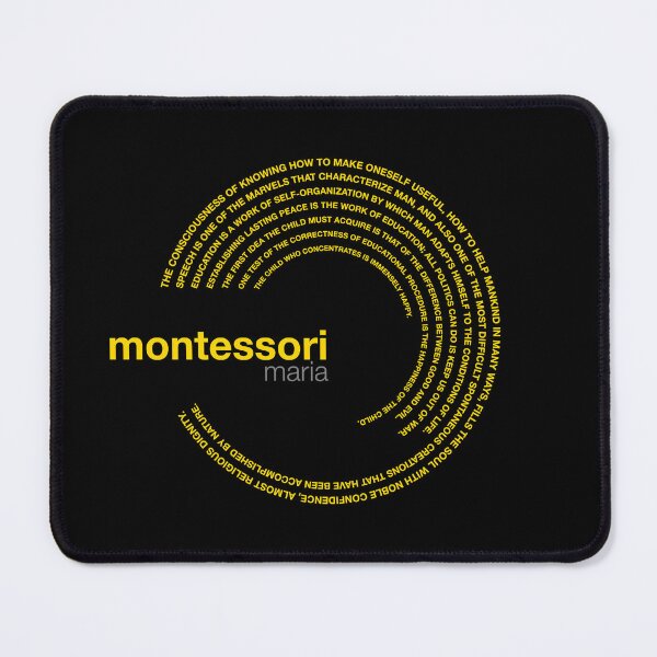 Item preview, Maria Montessori famous quotes poster [gold] designed and sold by CMYKStudio.
