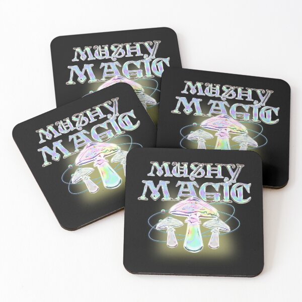 Item preview, MUSHY MAGIC 2: Holographic Metallic Chrome Y2k Mushroom Graphic designed and sold by Shloo.