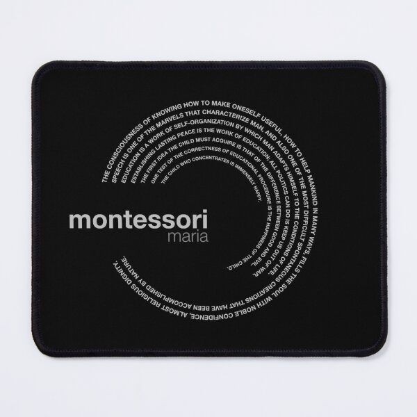 Item preview, Maria Montessori famous quotes poster [silver] designed and sold by CMYKStudio.
