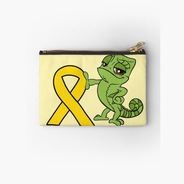 Item preview, Chameleon With Awareness Ribbon (Yellow) designed and sold by CaitlynConnor.