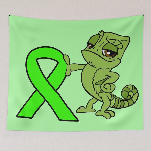 Item preview, Copy of Chameleon With Awareness Ribbon (Yellow) designed and sold by CaitlynConnor.