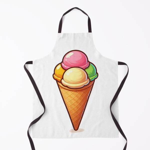 Item preview, Colorful ice cream on a crispy waffle cone designed and sold by MyPixelmate.