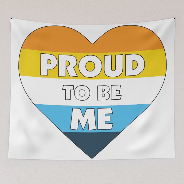 Item preview, Proud to Be Me LGBTQ AroAce Pride Heart designed and sold by JoyfulJen.