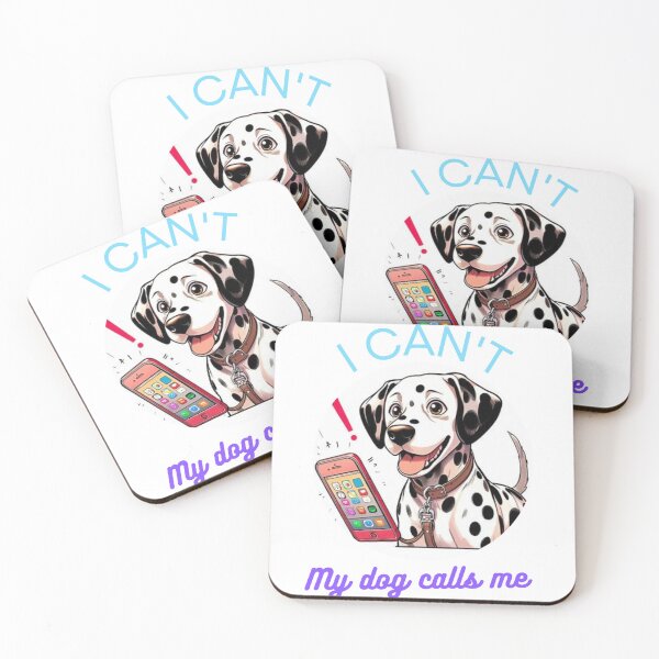 Item preview, English Version _ my dog calls me_ Dalmatian designed and sold by Krea-kassandra.