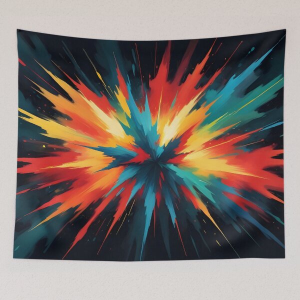 Item preview, Explosive Abstract Art Design designed and sold by papi1998.