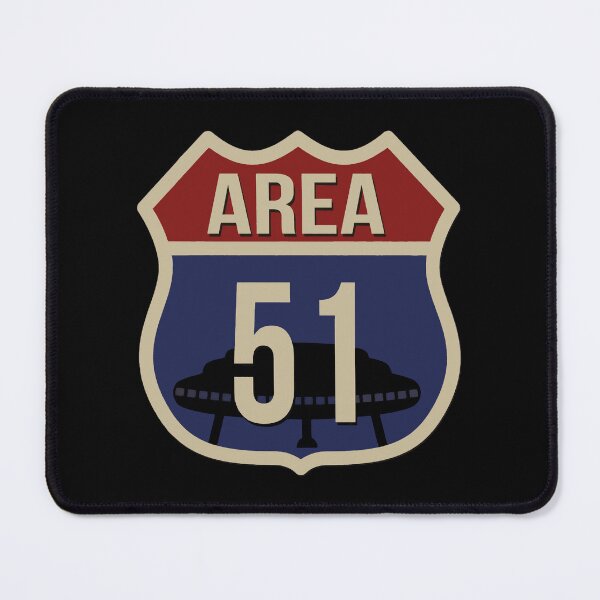 Item preview, traffic sign, area 51, ufo designed and sold by Numbers-Art.