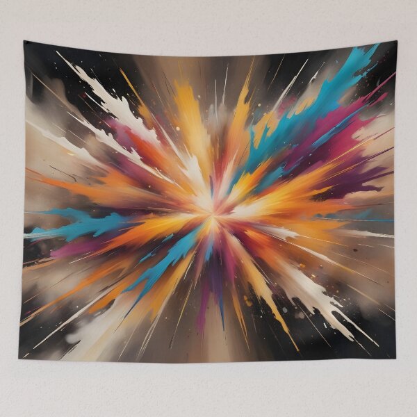 Item preview, Explosive Abstract Art Design designed and sold by papi1998.