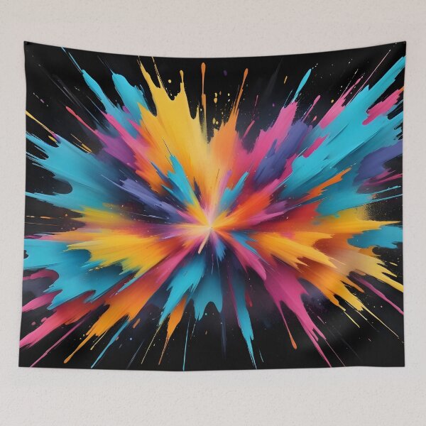 Item preview, Explosive Abstract Art Design designed and sold by papi1998.