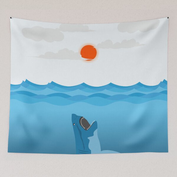 Item preview, Shark is Eating The Sun designed and sold by Vesuvik-Designs.