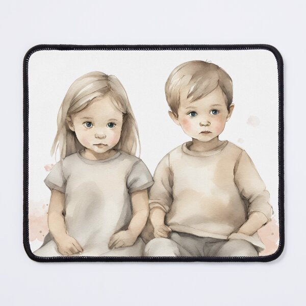 Item preview, Charlotte and Charlie designed and sold by Penelope Pea Art.