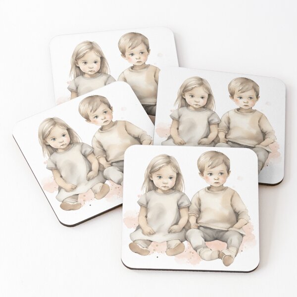 Item preview, Charlotte and Charlie designed and sold by Penelope Pea Art.