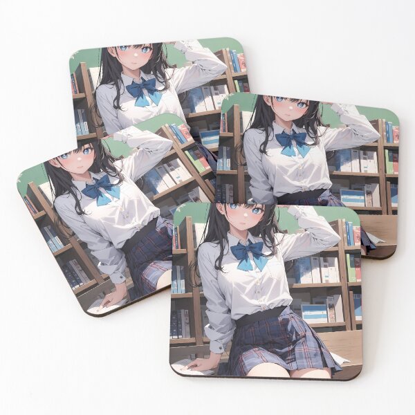 Item preview, Cute Anime School Girl, Haruka Nakamura designed and sold by iloveanimechibi.