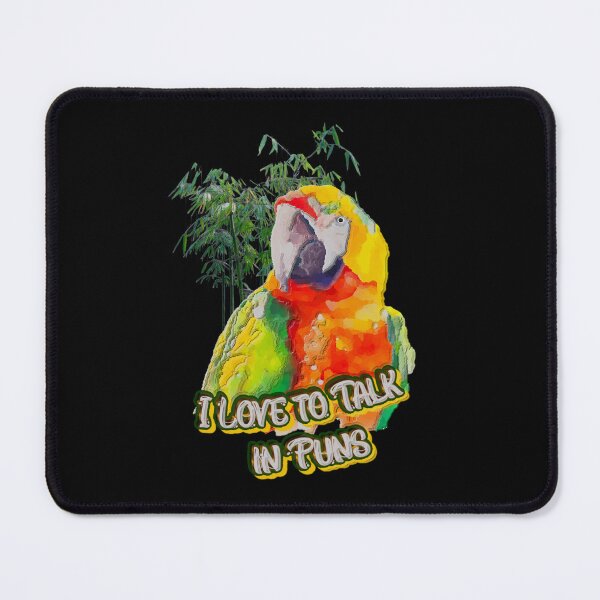 Item preview, TROPICAL PARROT PUN LOVER designed and sold by THE AMERICAN TEEVANGELIST.
