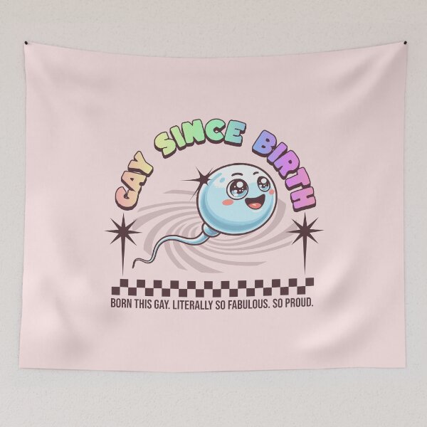 Item preview, Gay since birth (sperm) designed and sold by SillyShibas.