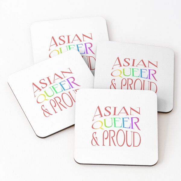 Item preview, Asian queer and proud designed and sold by SillyShibas.