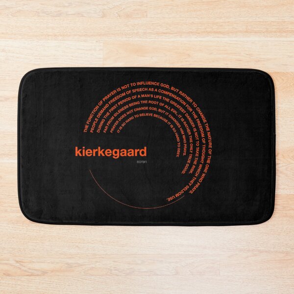 Item preview, Soren Kierkegaard famous quotes poster [orangered] designed and sold by CMYKStudio.