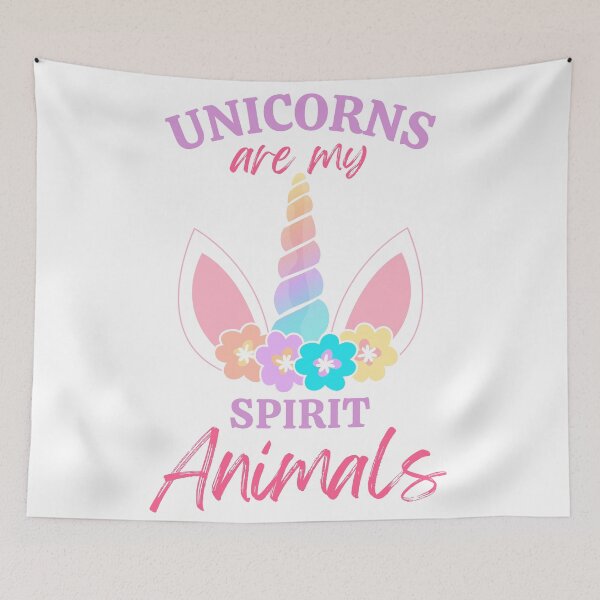 Item preview, Unicorns Are My Spirit Animals Adorable Cute Magic Graphic  designed and sold by socialarmour.