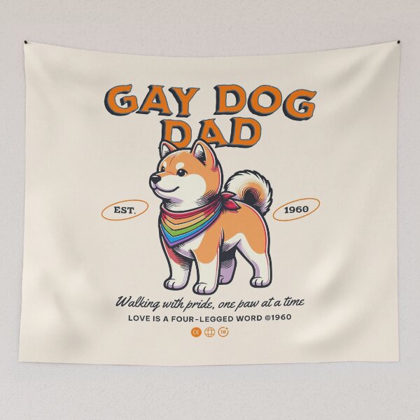 Item preview, Gay dog dad designed and sold by SillyShibas.