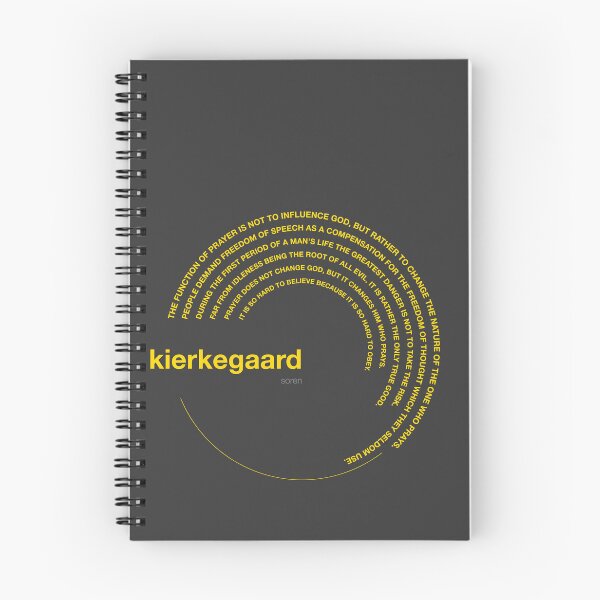 Item preview, Soren Kierkegaard famous quotes poster [gold] designed and sold by CMYKStudio.
