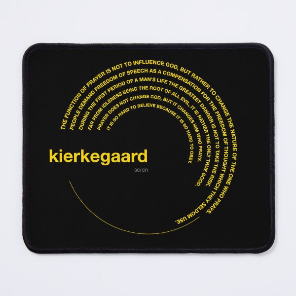 Item preview, Soren Kierkegaard famous quotes poster [gold] designed and sold by CMYKStudio.