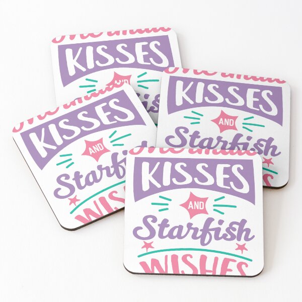 Item preview, Mermaid Kisses and Starfish Wishes Cute Graphic  designed and sold by socialarmour.