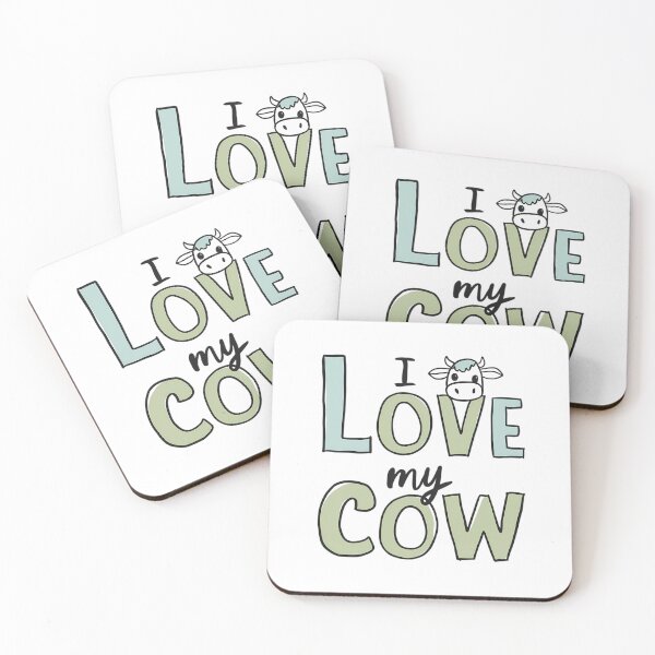 Item preview, I Love My Cow designed and sold by PeelZinc.