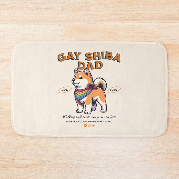 Item preview, Gay shiba dad, shiba inu parent designed and sold by SillyShibas.