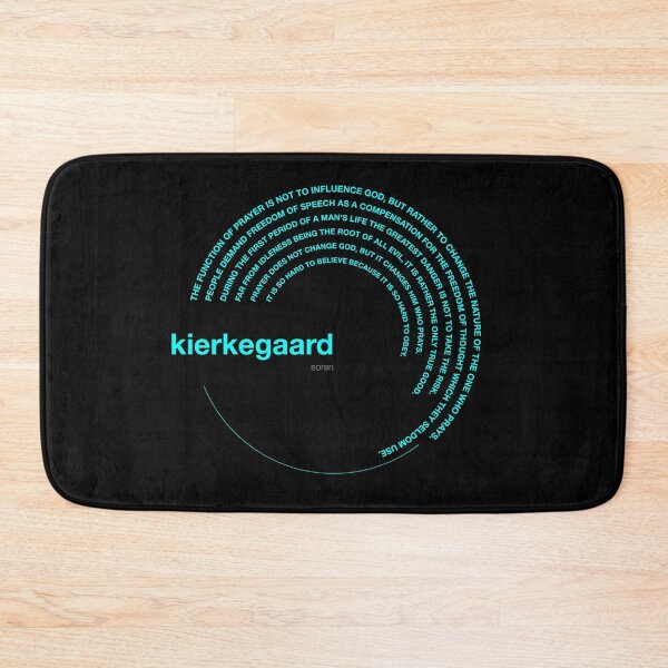Item preview, Soren Kierkegaard famous quotes poster [aqua] designed and sold by CMYKStudio.