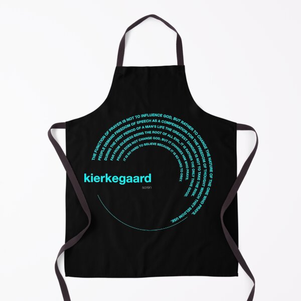Item preview, Soren Kierkegaard famous quotes poster [aqua] designed and sold by CMYKStudio.