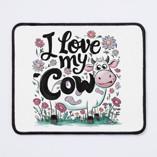 Item preview, I Love My Cow designed and sold by PeelZinc.