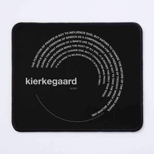 Item preview, Soren Kierkegaard famous quotes poster [silver] designed and sold by CMYKStudio.