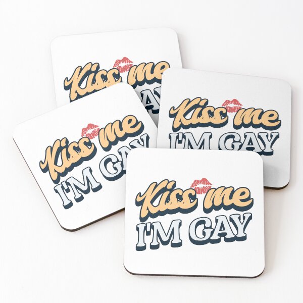 Item preview, Kiss me I'm gay designed and sold by SillyShibas.