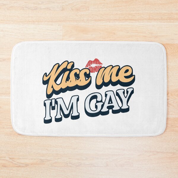 Item preview, Kiss me I'm gay designed and sold by SillyShibas.