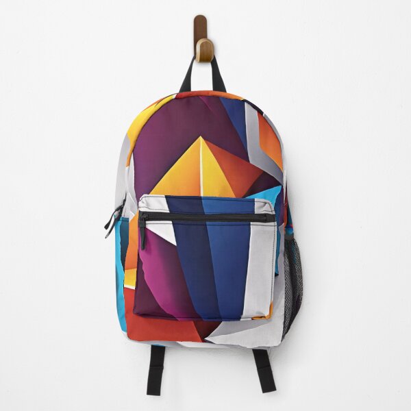 Item preview, Abstract Shape Art Blue Purple Orange Pink V5 designed and sold by Salimgor Hangaround Music.