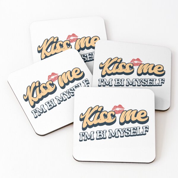 Item preview, Kiss me I'm bi myself designed and sold by SillyShibas.