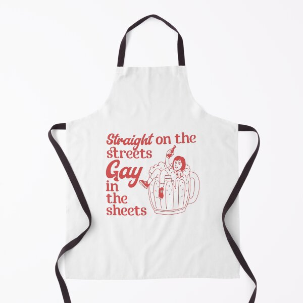 Item preview, Straight on the streets, gay in the sheets designed and sold by SillyShibas.