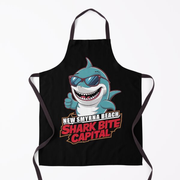 Item preview, New Smyrna Beach: Shark Bite Capital Of The World Graphic designed and sold by SpookshowDesign.