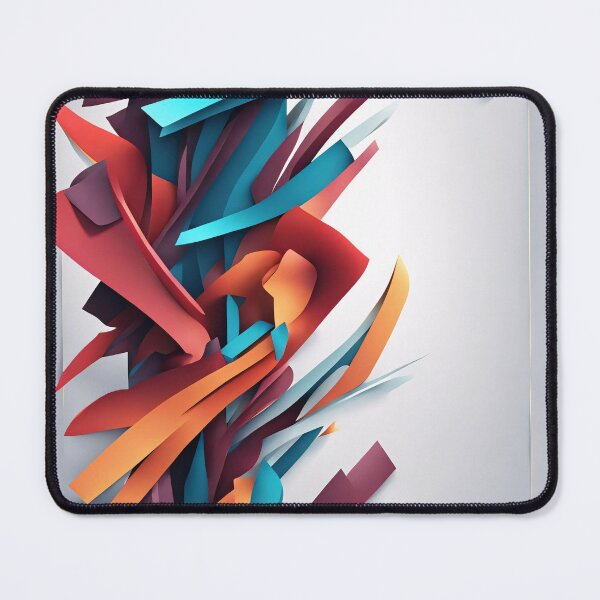 Item preview, Abstract Shape, Art Blue Red Orange designed and sold by Salimgor Hangaround Music.