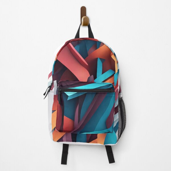 Item preview, Abstract Shape, Art Blue Red Orange designed and sold by Salimgor Hangaround Music.