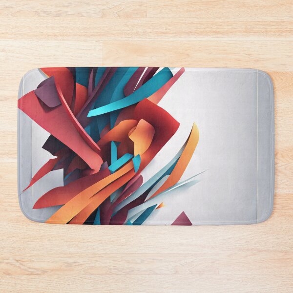 Item preview, Abstract Shape, Art Blue Red Orange designed and sold by Salimgor Hangaround Music.
