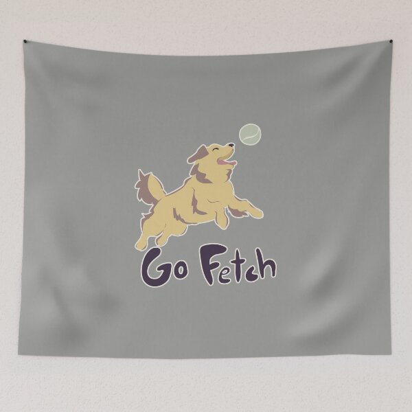 Item preview, Go Fetch Dog Play Puppy Ball designed and sold by doodledont.