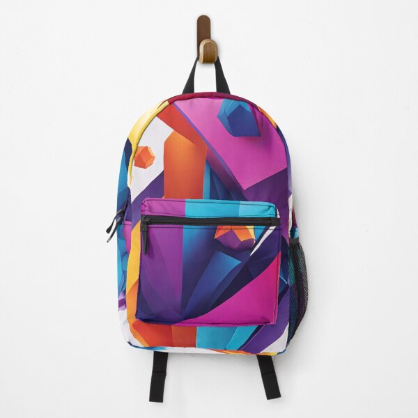 Item preview, Abstract Shape Art Blue Purple Orange Pink V5 designed and sold by Salimgor Hangaround Music.