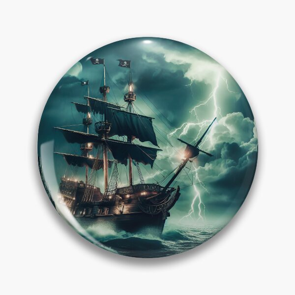 Item preview, Ship On The Stormy Seas designed and sold by SideKickCreates.