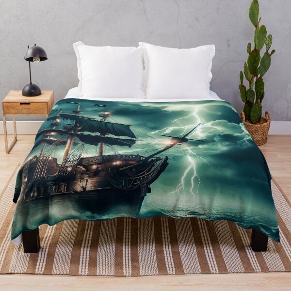 Item preview, Ship On The Stormy Seas designed and sold by SideKickCreates.