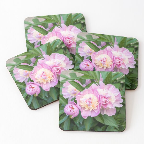 Item preview, Splendid Pink Peonies Refreshed by Spring Rain designed and sold by Georgia Mizuleva.