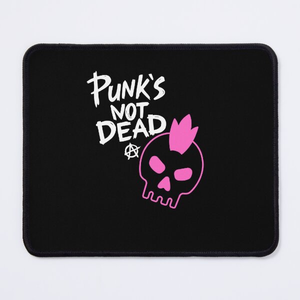 Item preview, Punks Not Dead Punx Skull Pink designed and sold by SZPdezigns.